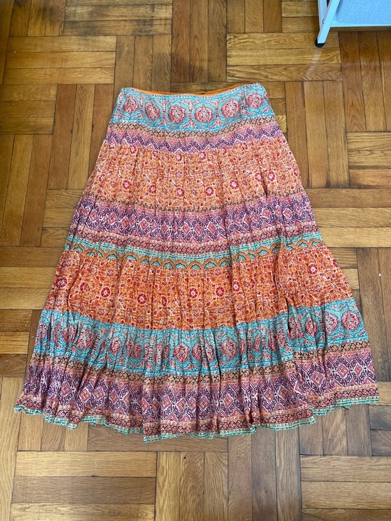 Ralph Lauren Dresses & Skirts - Lauren Ralph Lauren Boho Tiered Maxi Skirt Size L